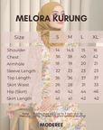 Melora Kurung Modern in Olive Floral