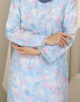 Melora Kurung Modern in Ice Blue